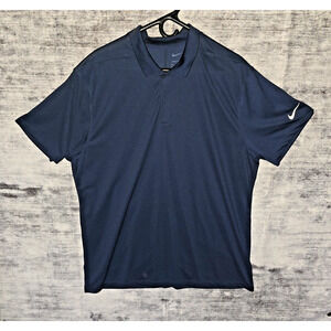 Nike Dri Fit Polo Mens Blue xl B0079